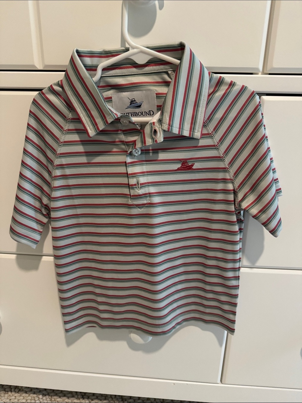 Boys' Stripe Polo Shirt South bound performance never worn
